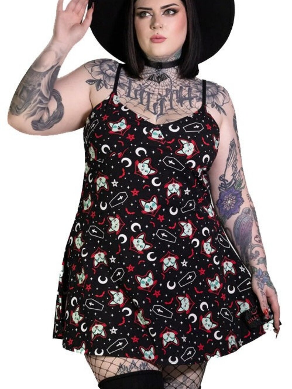 Killstar Lil Vampire Skater Mini Dress - Size US L